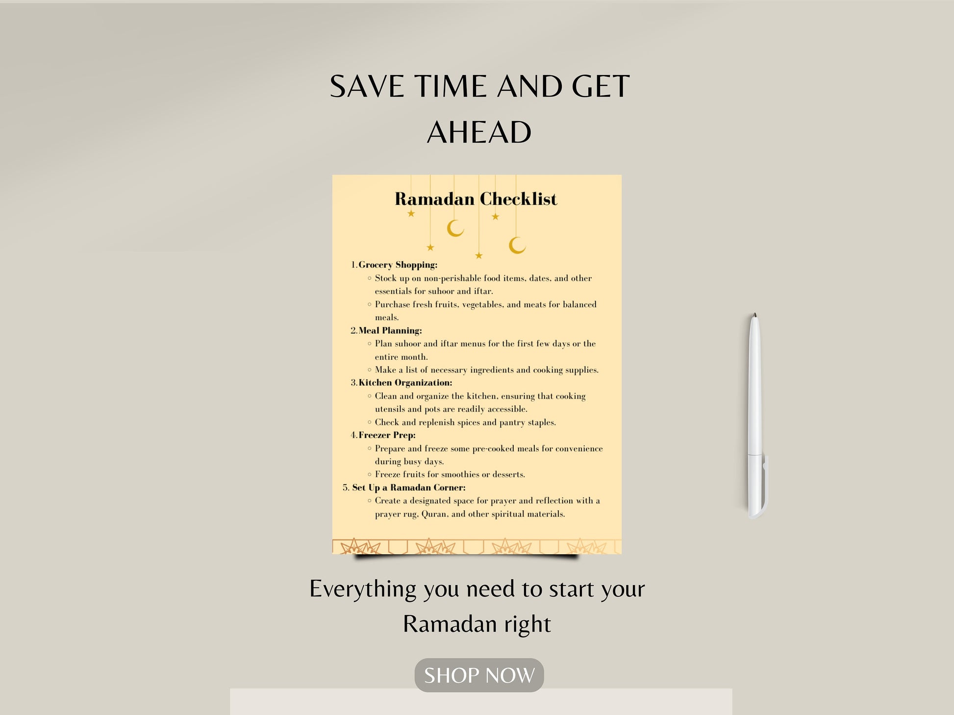 Muslim Planner Digital, Daily Islamic Planner, Quran Tracker, Salat Tracker, Monthly Weekly Islam Planner, Ramadan Journal, Printable PDF